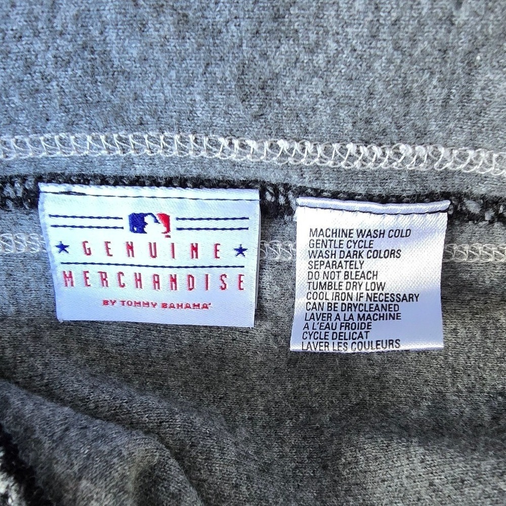 TOMMY BAHAMA SF Giants L mens cotton 1/4 zip pullover sweater RIANCHECK black - Picture 9 of 9